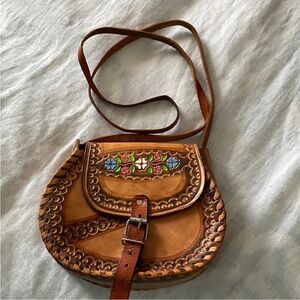 Hand made leather bag